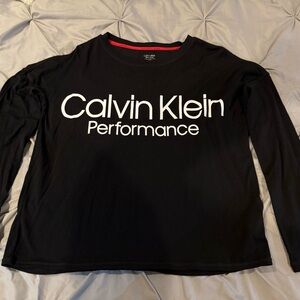 Calvin Klein Performance Black Long Sleeve Shirt